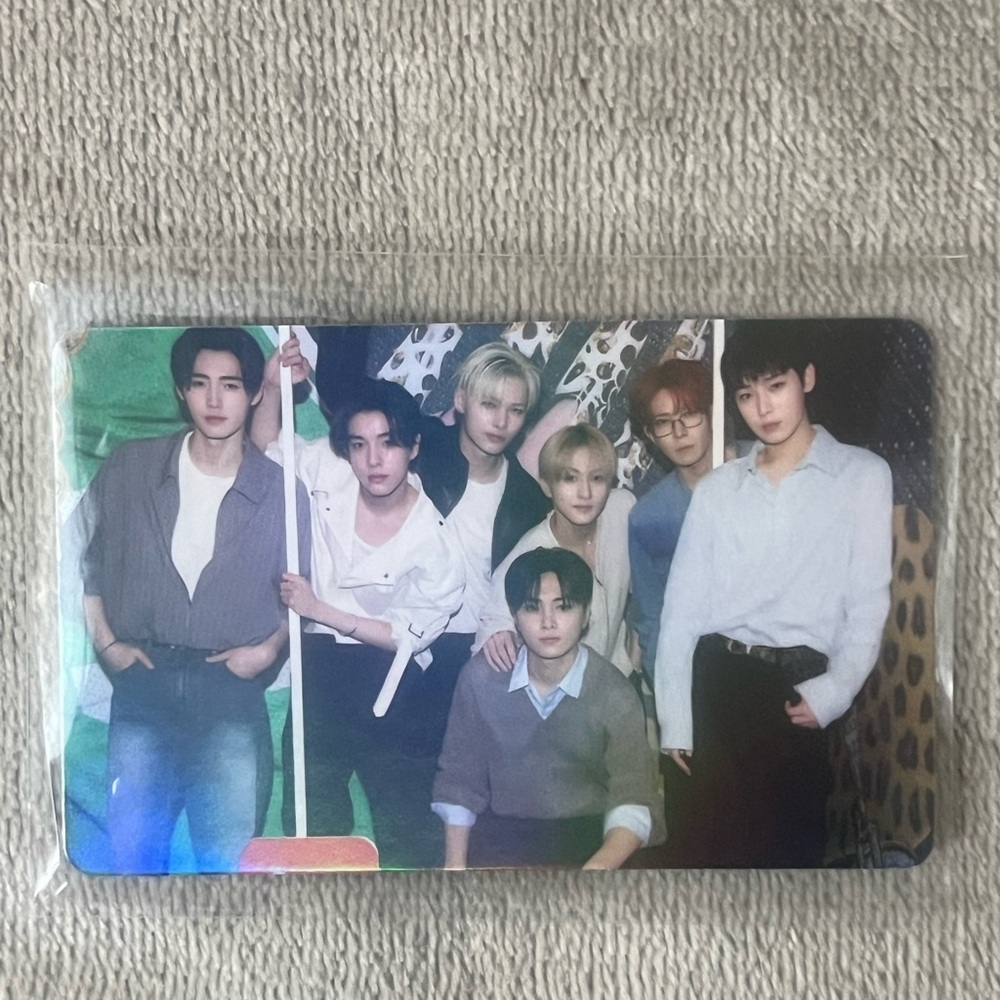 Enhypen Group Photocard Rainbow Foil